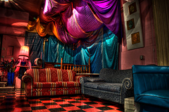 Картинка интерьер другое клуб диван