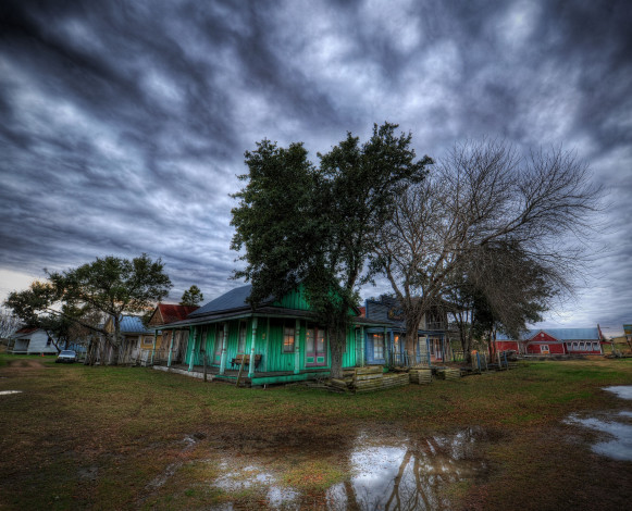 Обои картинки фото разное, сооружения, постройки, городок