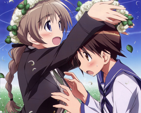 Обои картинки фото аниме, strike, witches