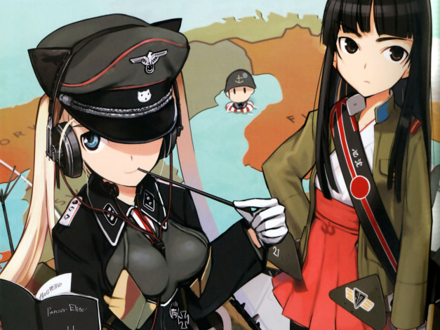 Обои картинки фото аниме, strike, witches