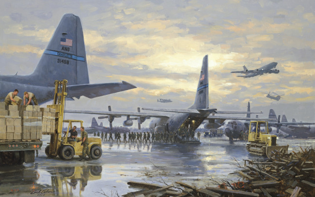 Обои картинки фото авиация, 3д, рисованые, graphic, рисунок