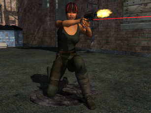 Картинка 3д графика fantasy фантазия оружие девушка