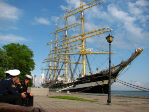 Картинка корабли парусники крузенштерн