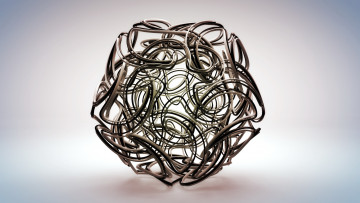 Картинка 3д графика другое шары