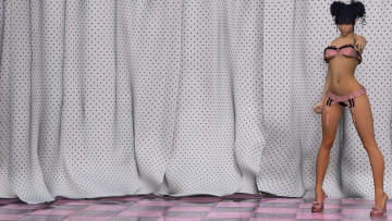 Картинка 3д графика people люди девушка