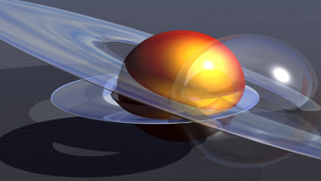 Картинка 3д графика шары фон