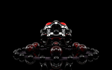 Картинка 3д графика шары