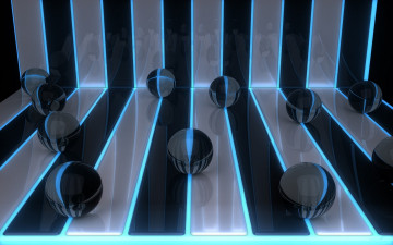 Картинка 3д графика шары