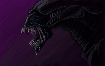 Картинка рисованные комиксы чужой alien