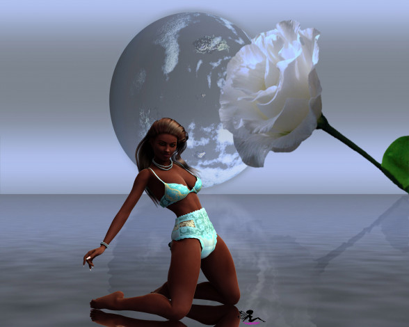 Обои картинки фото 3д, графика, people, люди, девушка