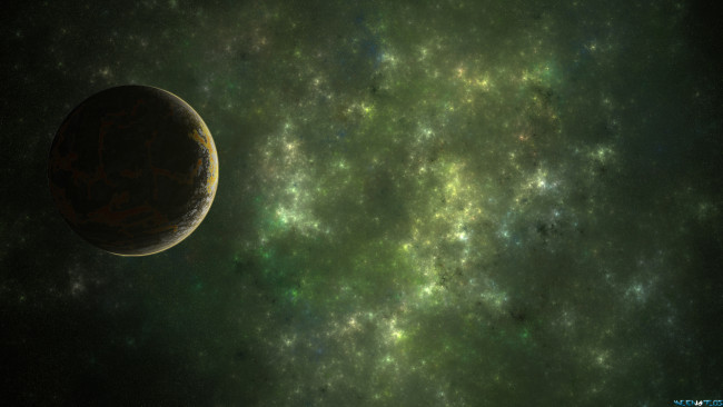 Обои картинки фото космос, арт, планета
