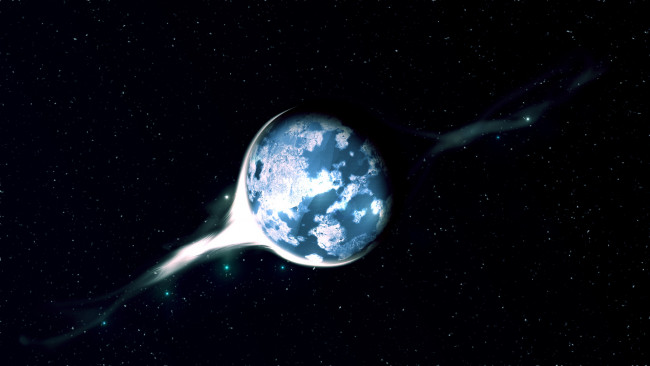 Обои картинки фото космос, арт, планета