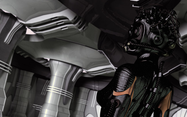 Обои картинки фото 3д, графика, creatures, существа, киборг