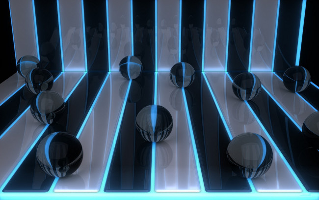 Обои картинки фото 3д, графика, шары