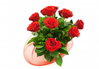 Картинка цветы розы красные