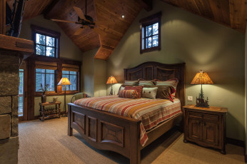 Картинка интерьер спальня кровать