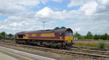 Картинка техника локомотивы железная дорога рельсы локомотив