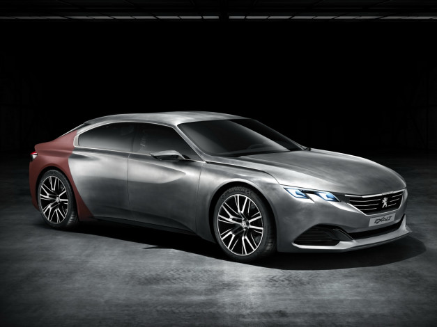 Обои картинки фото автомобили, 3д, 2014г, concept, exalt, peugeot