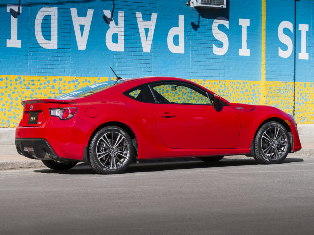 Обои картинки фото автомобили, scion, 2014, monogram, fr-s, красный