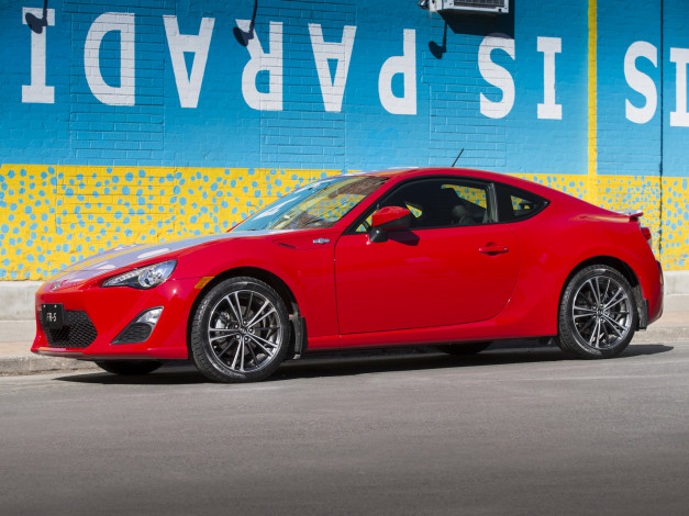 Обои картинки фото автомобили, scion, красный, 2014, monogram, fr-s