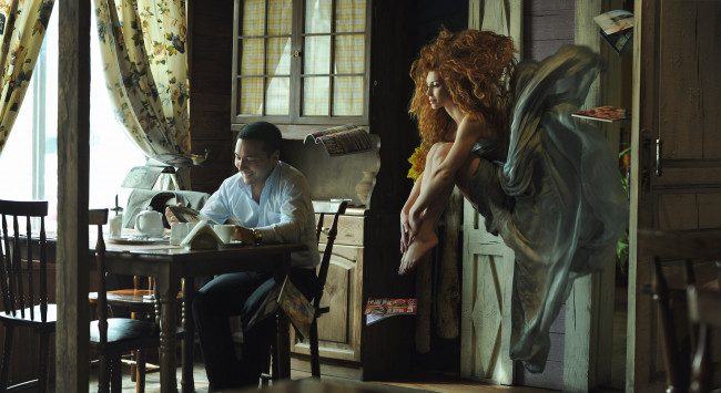 Обои картинки фото разное, компьютерный дизайн, мужчина, девушка