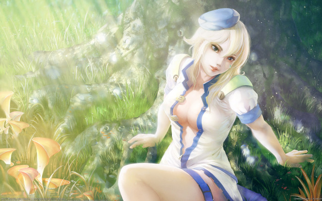 Обои картинки фото dzung phungdinh, фэнтези, девушки, dzung, phungdinh, девушка, лучи