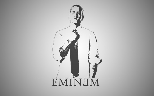 Обои картинки фото музыка, eminem, рисунок
