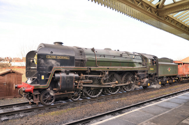 Обои картинки фото техника, паровозы, железная, дорога, рельсы, паровоз