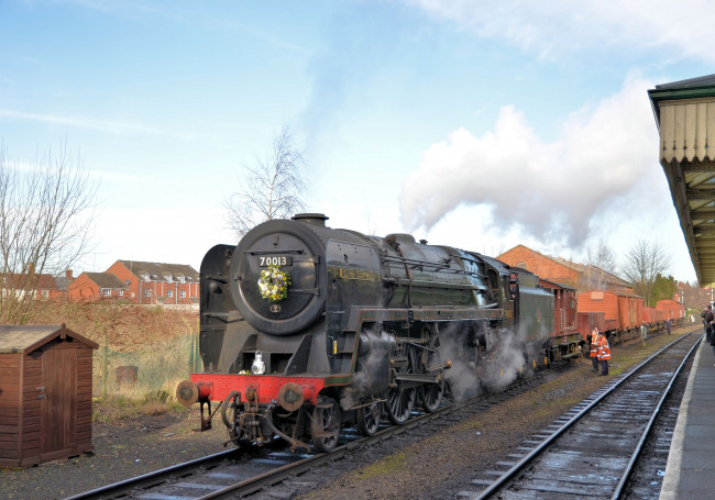 Обои картинки фото техника, паровозы, железная, дорога, рельсы, паровоз