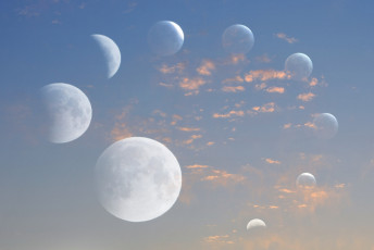 Картинка разное компьютерный+дизайн облака луна небо