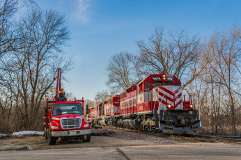 обоя техника, поезда, железная, дорога, локомотив, состав