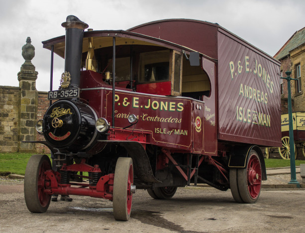 Обои картинки фото 1931 foden steam wagon lady catherine, автомобили, foden, паровой, автомобиль