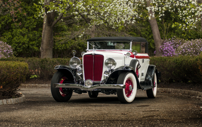 Обои картинки фото auburn 8-100a custom dual ratio phaeton, автомобили, auburn