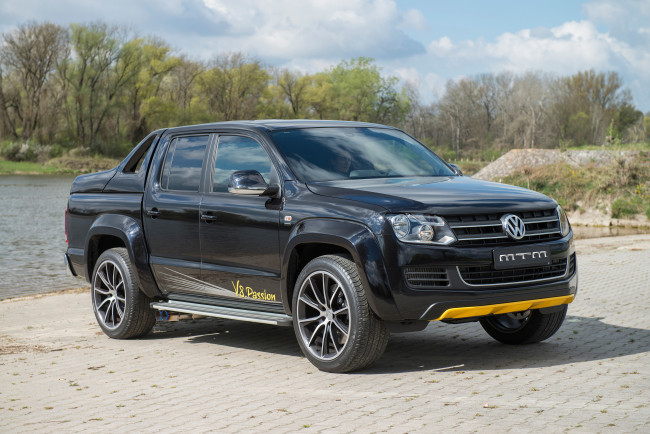 Обои картинки фото автомобили, volkswagen, 2014г, passion, v8, amarok, mtm