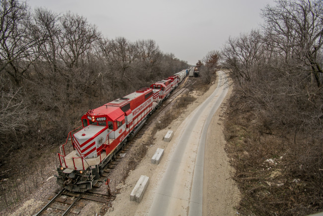 Обои картинки фото техника, поезда, железная, дорога, локомотив, состав