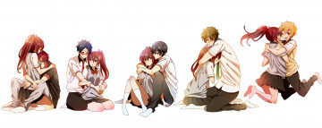 Картинка аниме free объятия пары