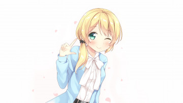 Картинка new+horizon аниме unknown +другое фон взгляд девушка