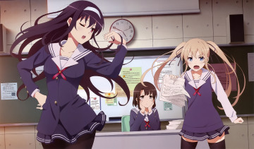 Картинка saikano аниме фон взгляд девушки