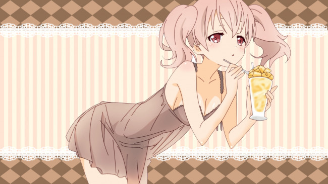 Обои картинки фото аниме, inu x boku ss, девочка