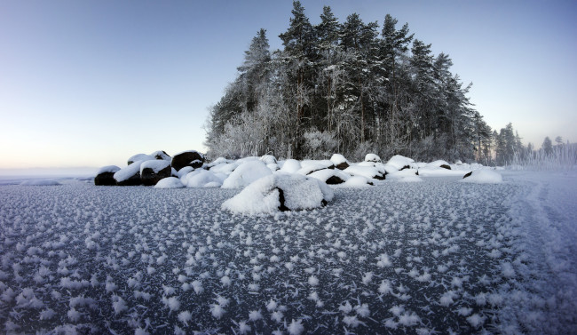 Обои картинки фото природа, зима, снег