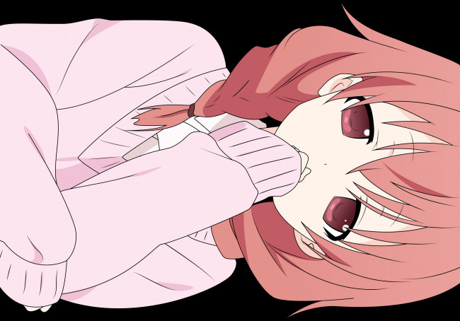 Обои картинки фото аниме, inu x boku ss, девочка