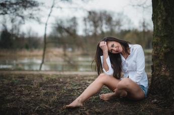 Картинка девушки -unsort+ брюнетки +шатенки девушка взгляд фон