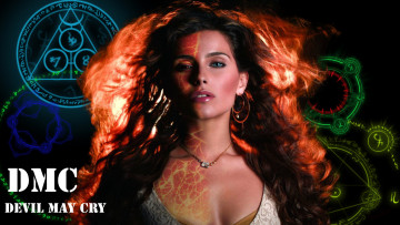 Картинка разное cosplay+ косплей devil may cry dmc демон нефилим фотошоп авторская работа ангел