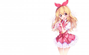 Картинка aikatsu аниме фон девушка взгляд