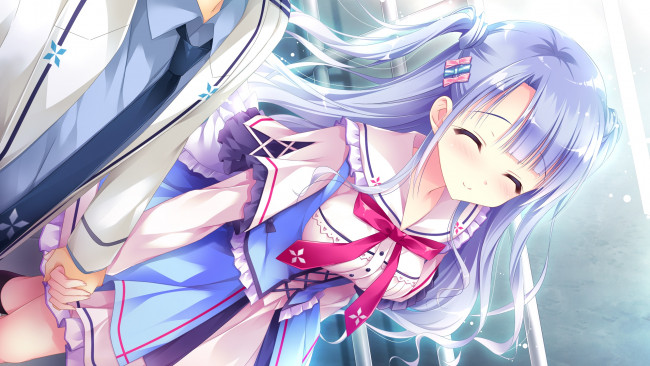 Обои картинки фото аниме, koi suru kimochi no kasanekata, фон, взгляд, девушка