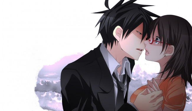 Обои картинки фото аниме, yondemasuyo,  azazel-san, двое
