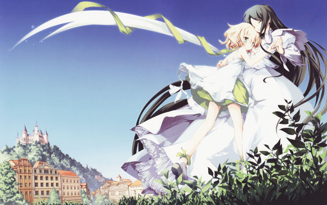 Обои картинки фото аниме, unknown,  другое, девочки