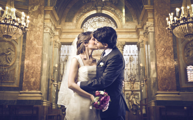 Обои картинки фото разное, мужчина женщина, парень, невеста, свадьба