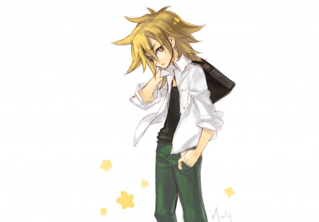 Обои картинки фото аниме, shaman king, парень