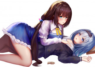 Картинка аниме ryuuou+no+oshigoto hinatsuru ai ryuuou no oshigoto sora ginko